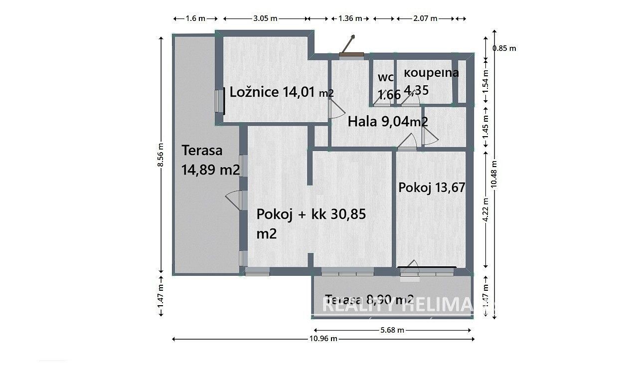 Prodej byt 3+kk - Kabešova, Praha 9 - Vysočany, 100 m² - 5