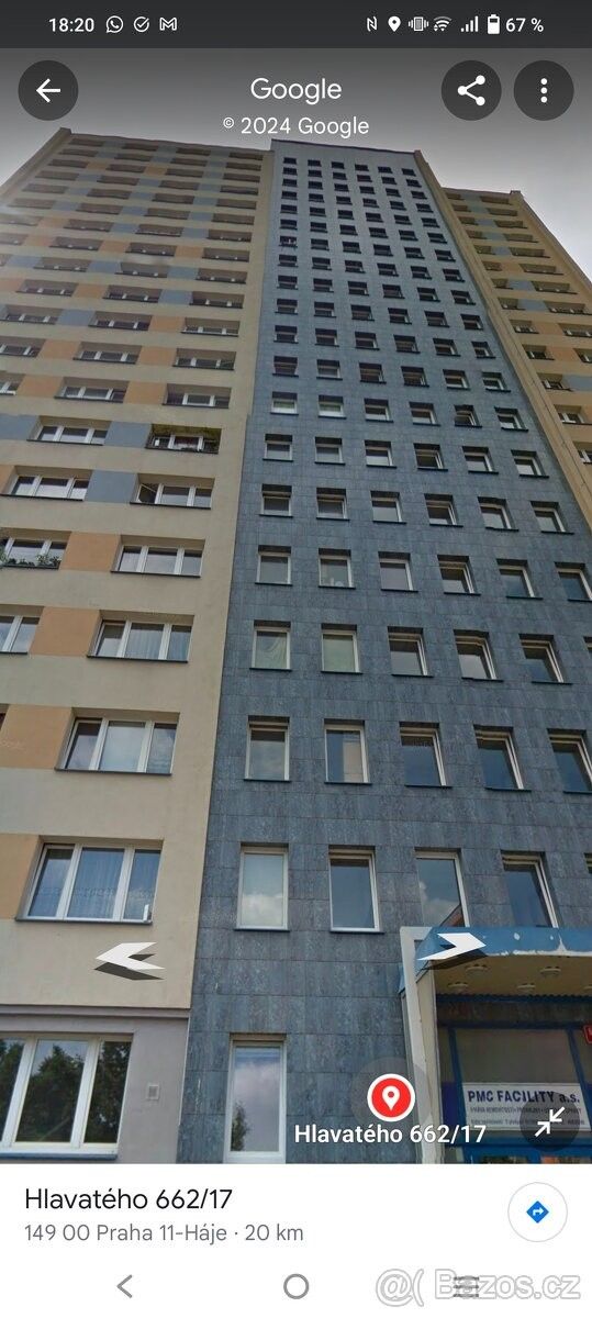 Pronájem byt 1+kk - Praha, 149 00, 24 m²