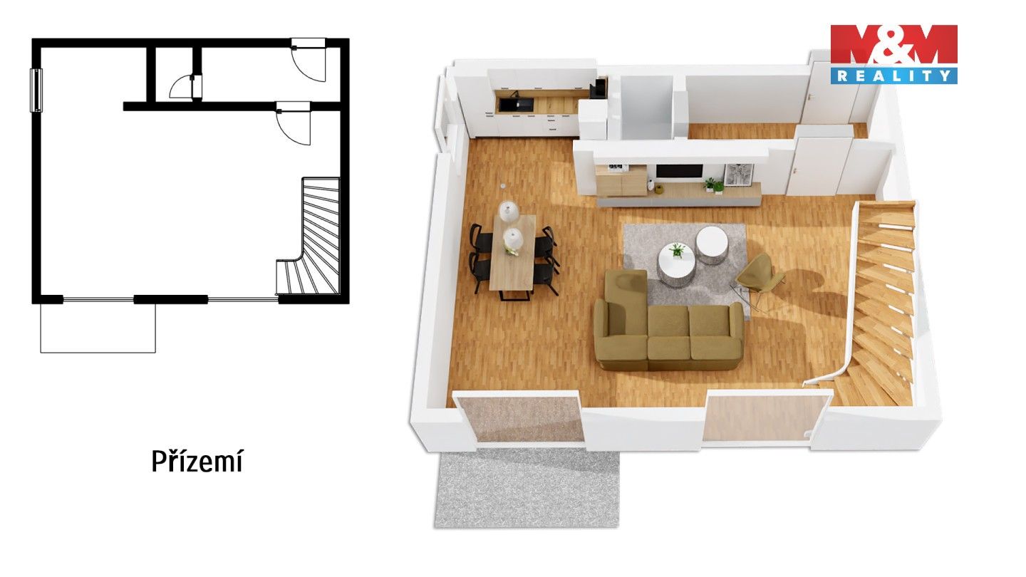 Byt 4+kk · 114 m² · Klínec - 3