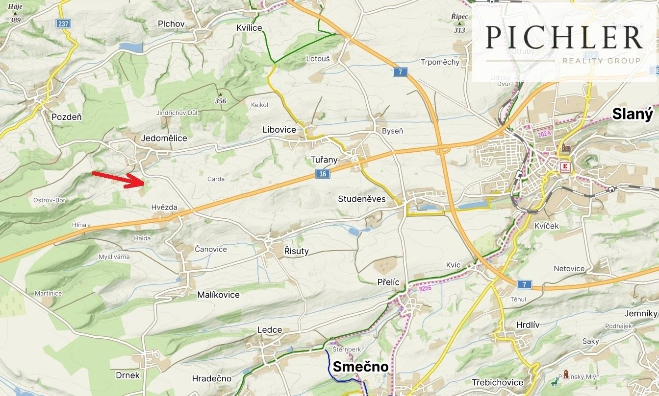 Zahrady, Jedomělice, 2 m²