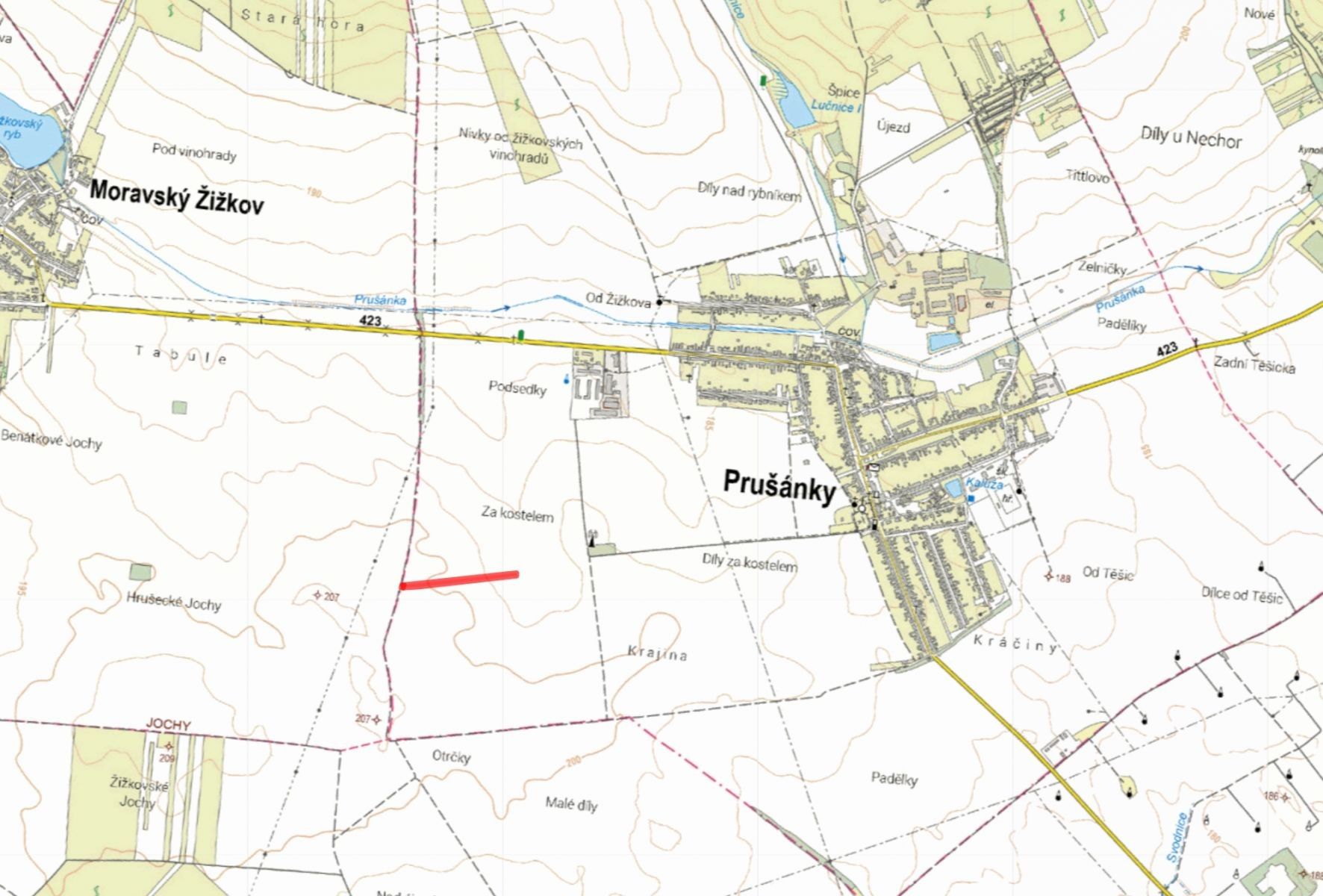 Zemědělské pozemky, Prušánky - 2