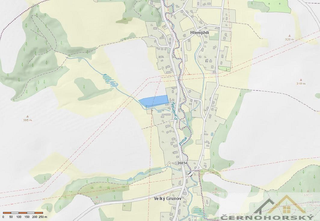 Zemědělské pozemky, Brniště - Velký Grunov, okres Česká Lípa - 1