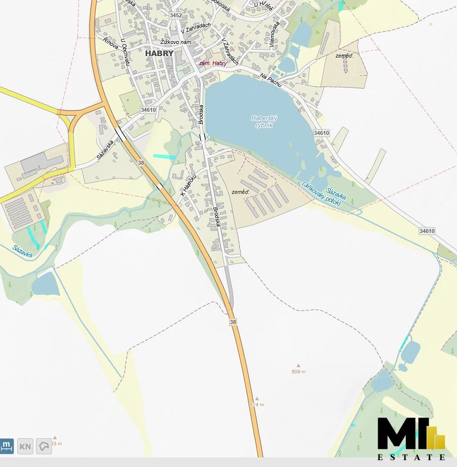Pozemky pro bydlení, Habry, 582 81