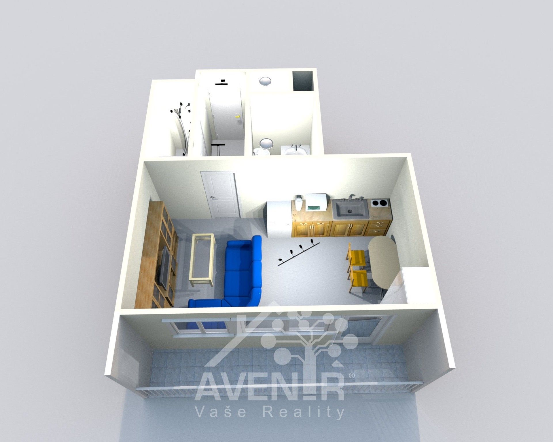 Prodej byt 1+kk - Krkonošská, Desná, 28 m²