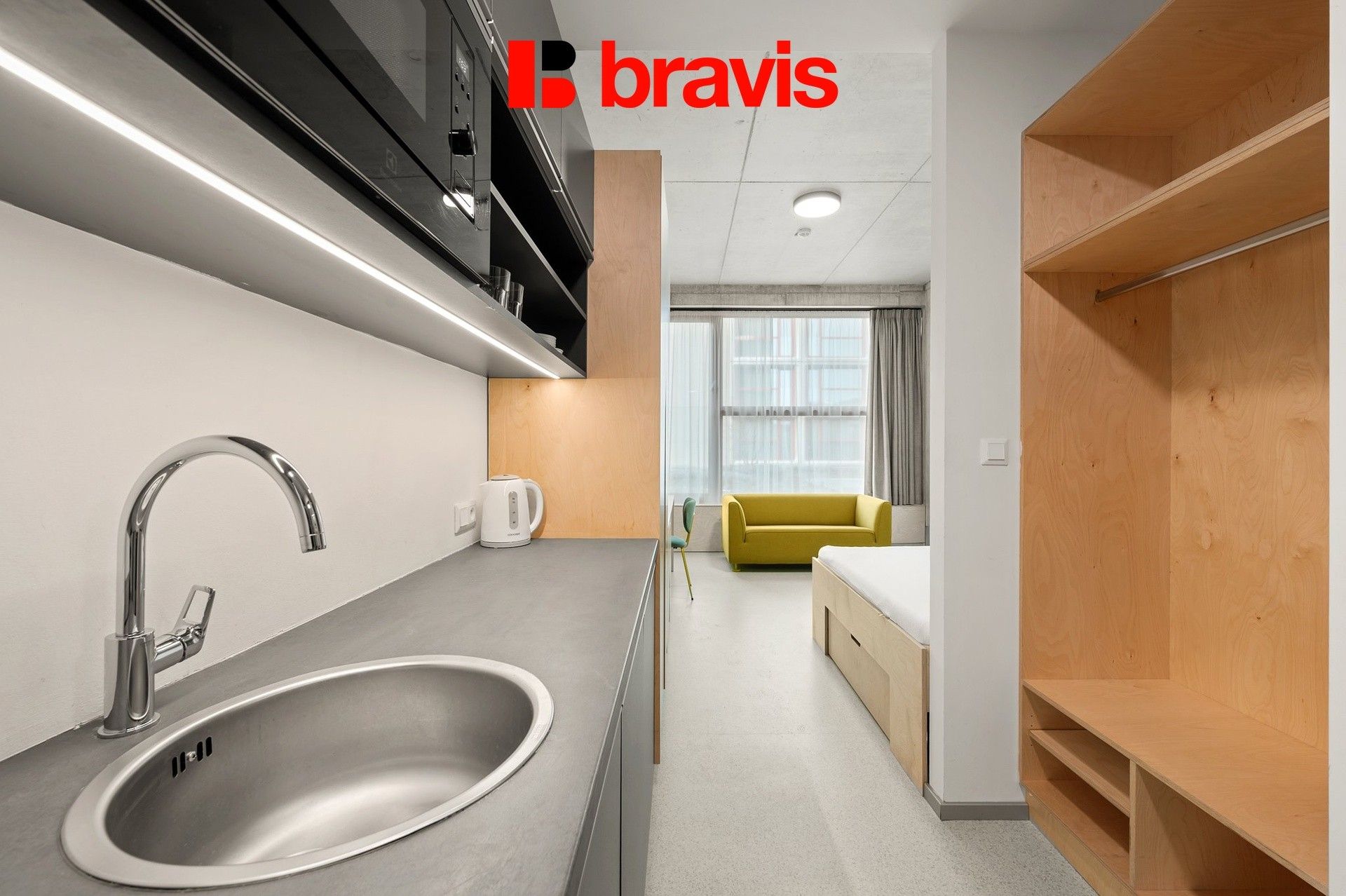 Byt 1+kk · 24 m² · Dornych 519, Brno Trnitá - 3