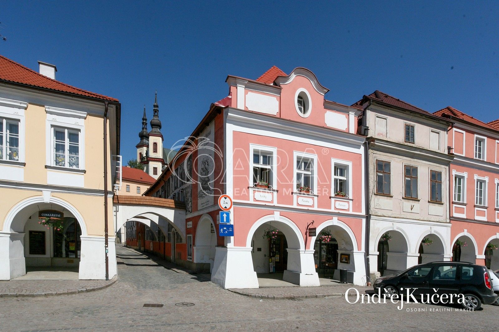 Činžovní domy, Smetanovo náměstí, Litomyšl, 825 m²