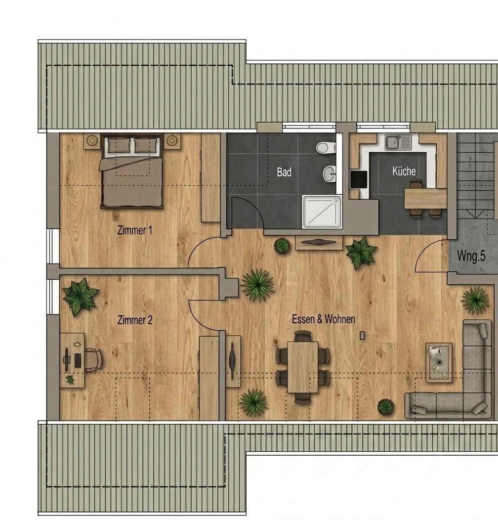 3+1, , Bavorsko, 76 m² - 1