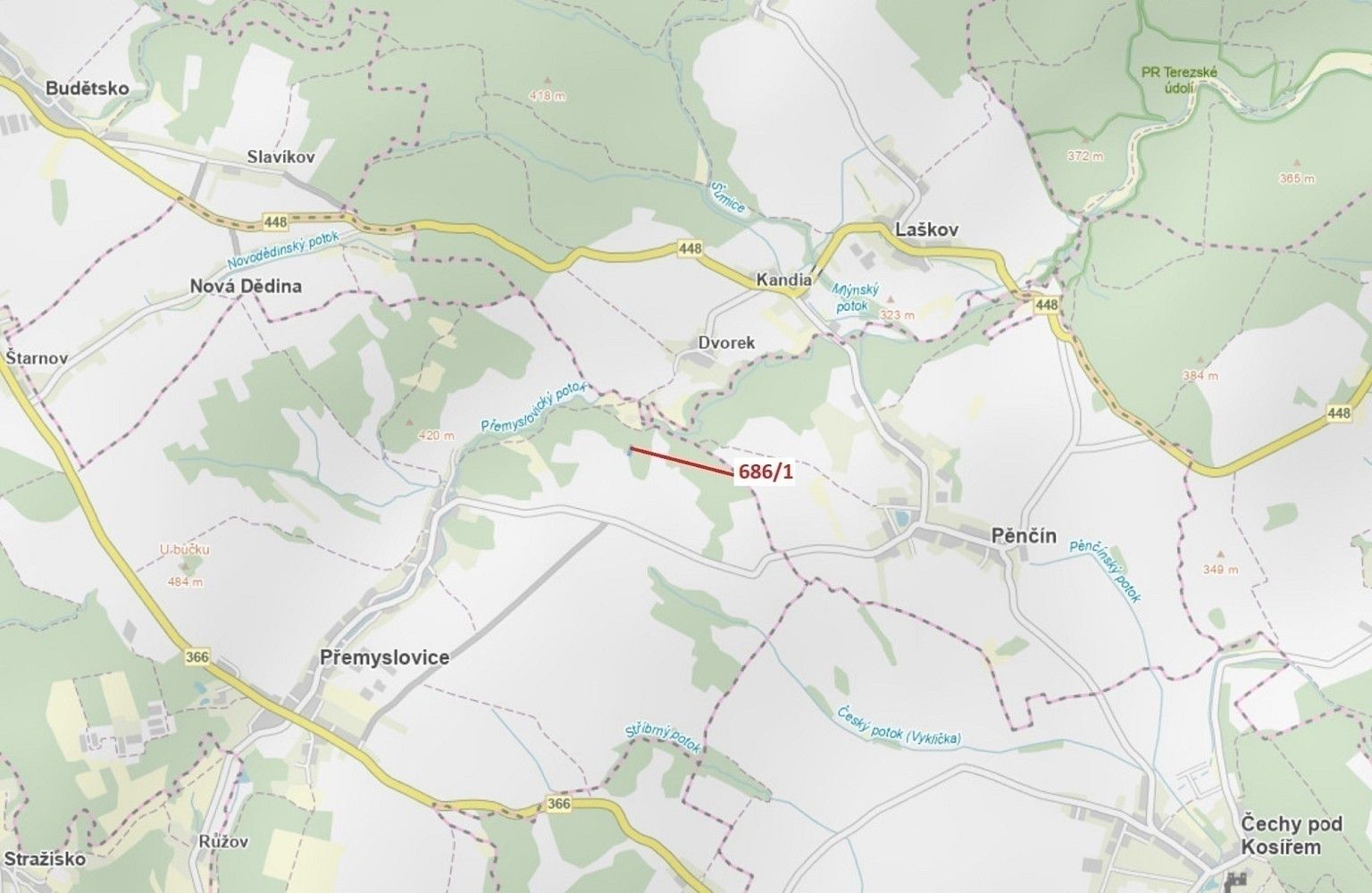 Lesy, Laškov, okres Prostějov, Olomoucký kraj - 1