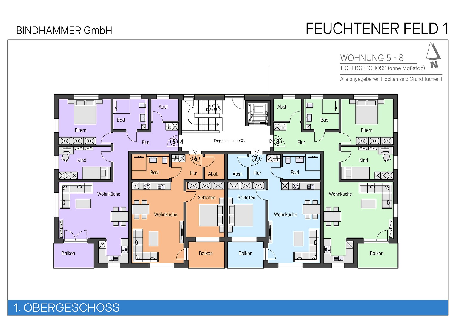 Prodej byt 3+1 - Feuchtener Feld 1, , Bavorsko, 86 m² - 5