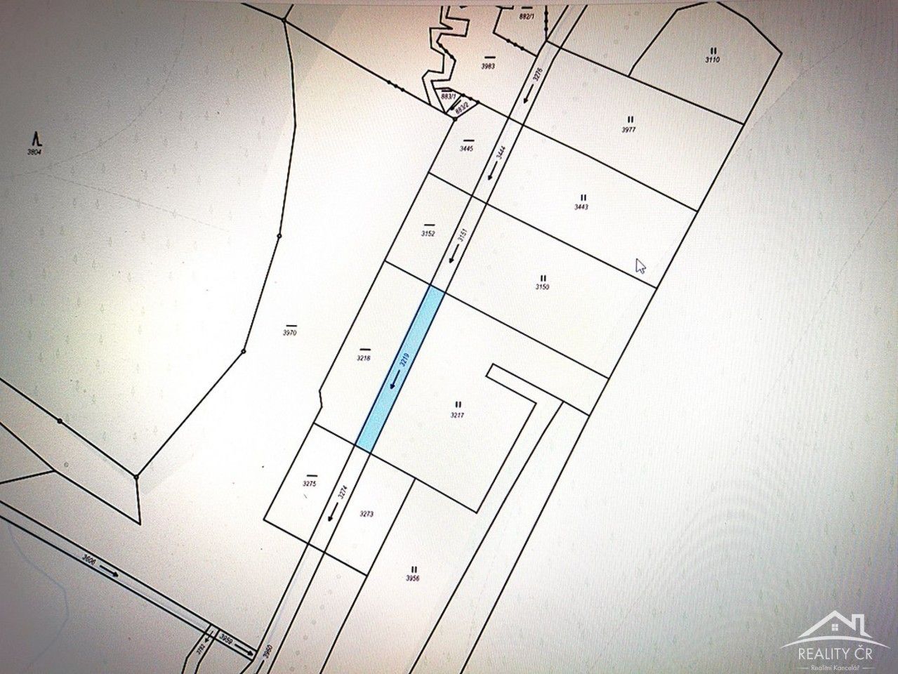Louka · 3 500 m² · Jindřichův Hradec Dolní Radouň - 3