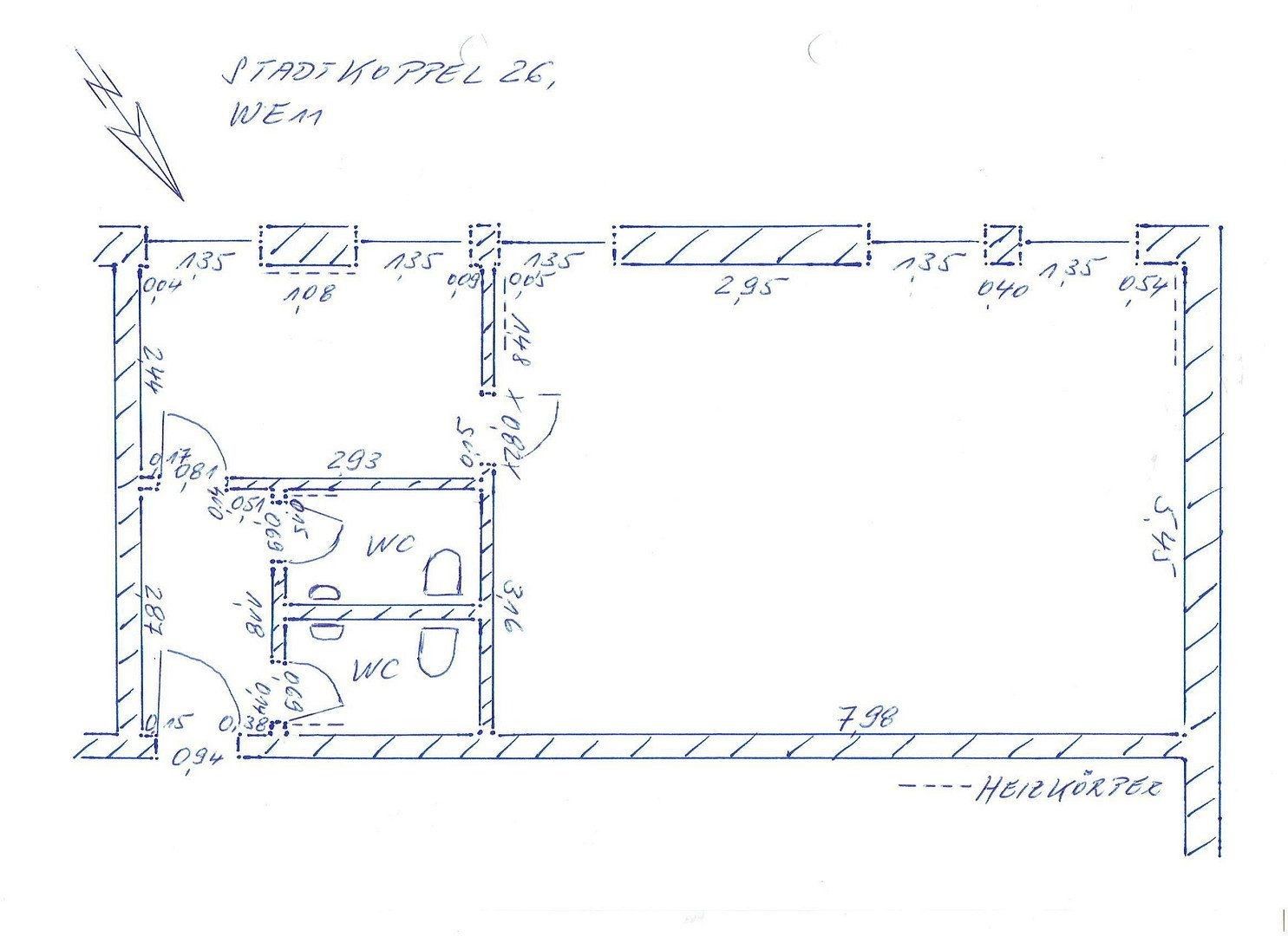 Kanceláře, Stadtkoppel 26, , Dolní Sasko, 64 m² - 1