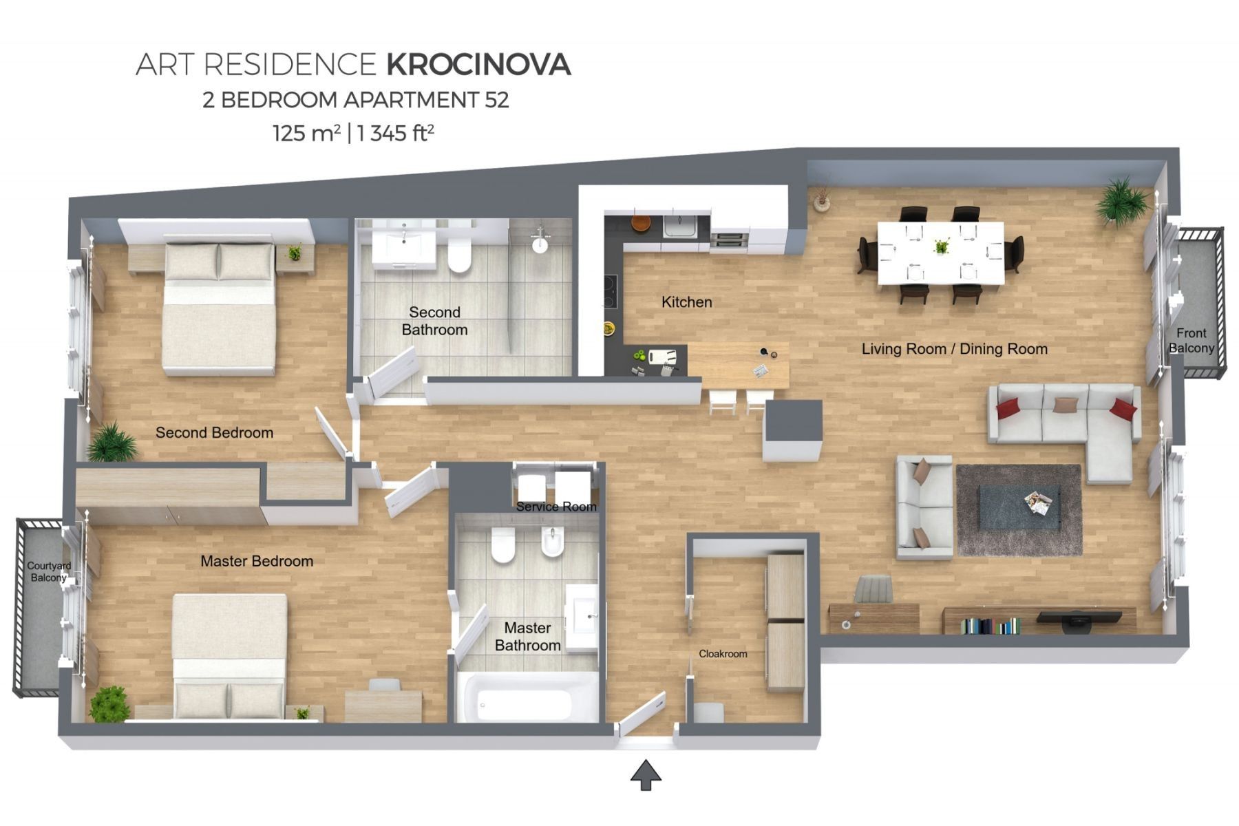 Byt · 125 m² · Krocínova, Praha - Staré Město - 3