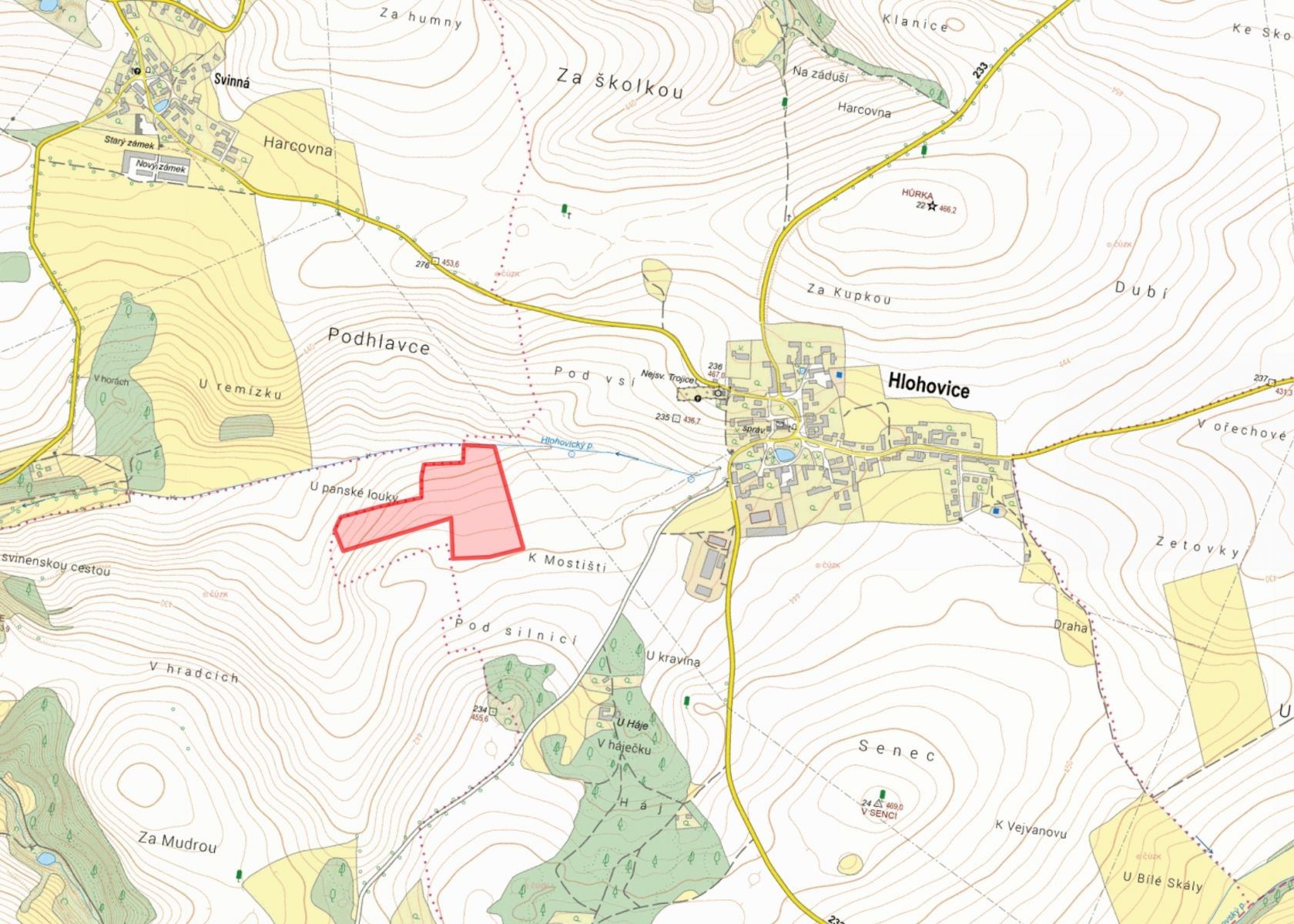 Zemědělské pozemky, Hlohovice - 2