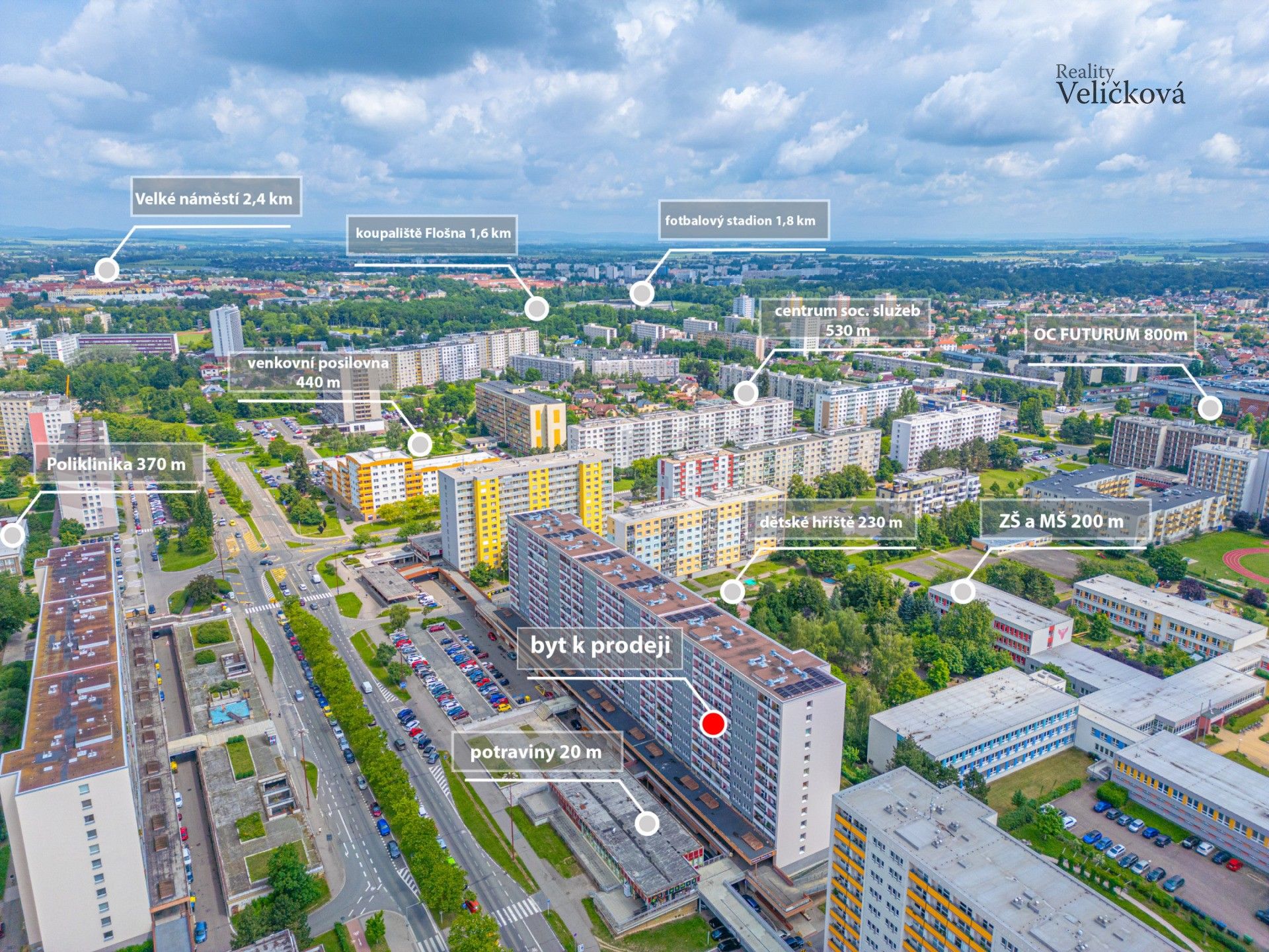 Byt 2+1 · 80 m² · třída Edvarda Beneše, Hradec Králové - 3