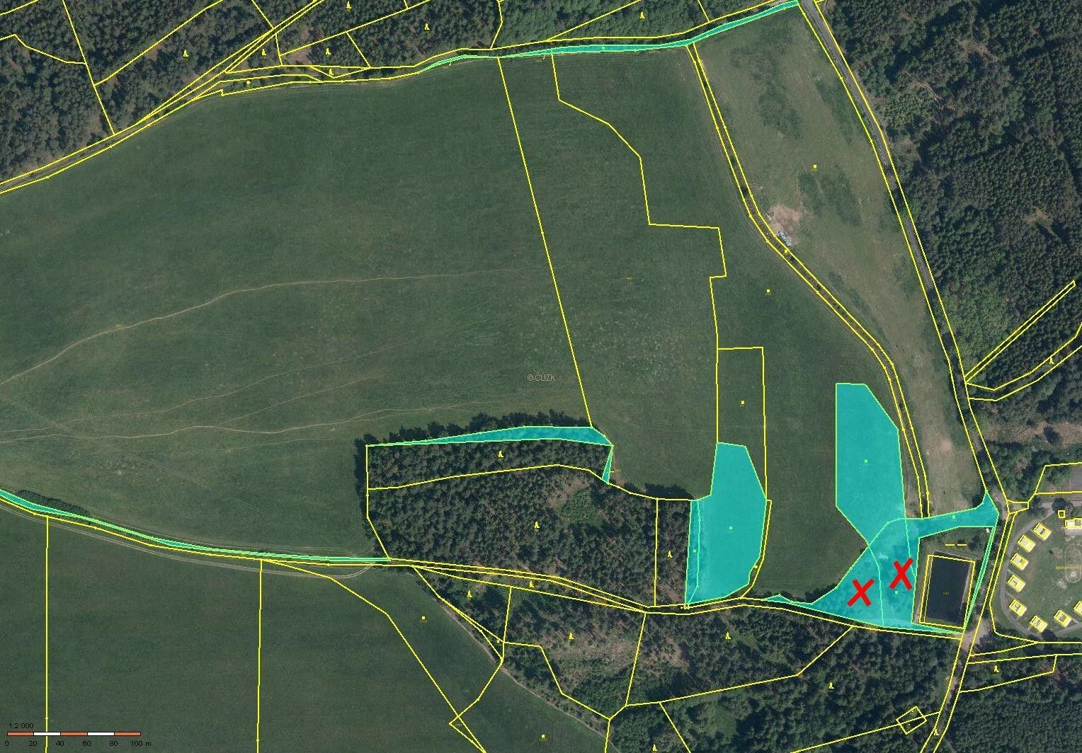 Louky, Číhaná, Úněšov, 14 294 m²