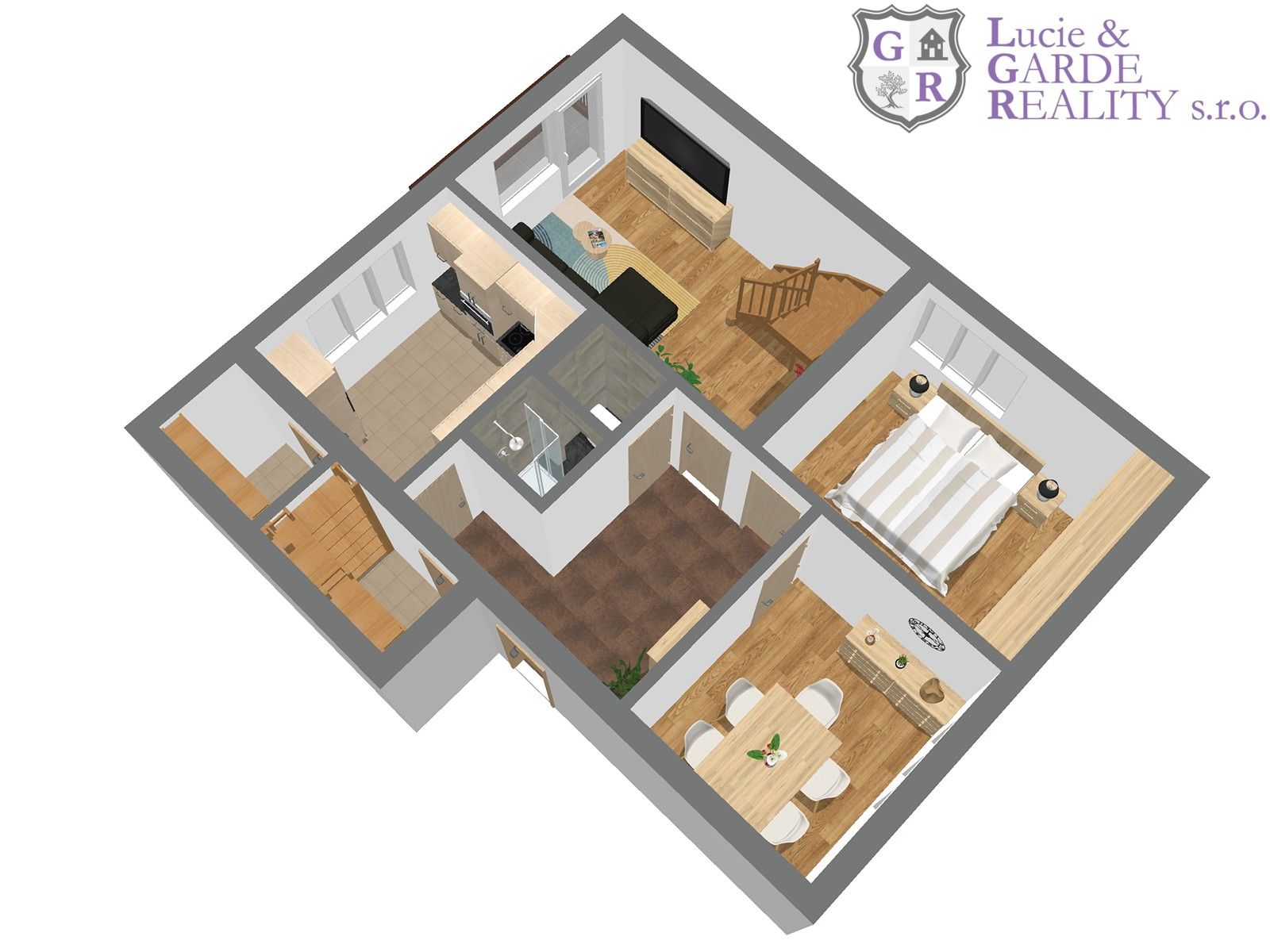 Byty, Lesní, Hluboká nad Vltavou, 112 m²