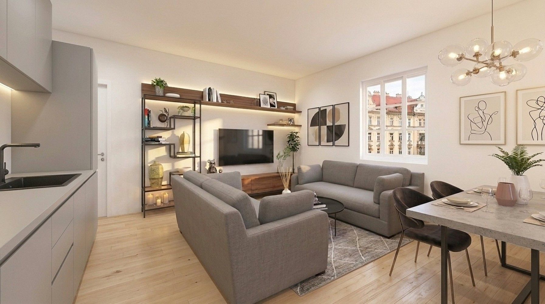 3+kk, Praha - Žižkov, okres Praha 3, Hlavní město Praha, 63 m² - 2