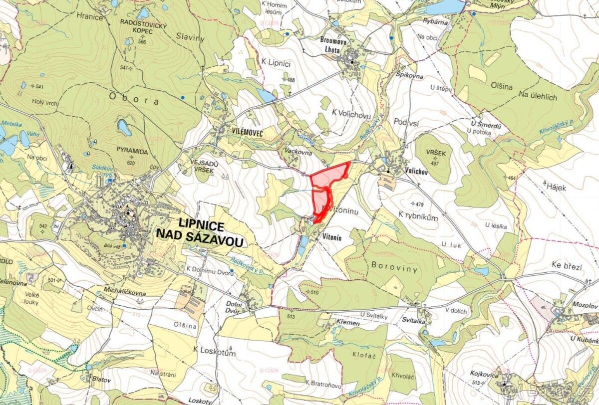 Prodej pozemek pro bydlení - Světlá nad Sázavou, 582 91