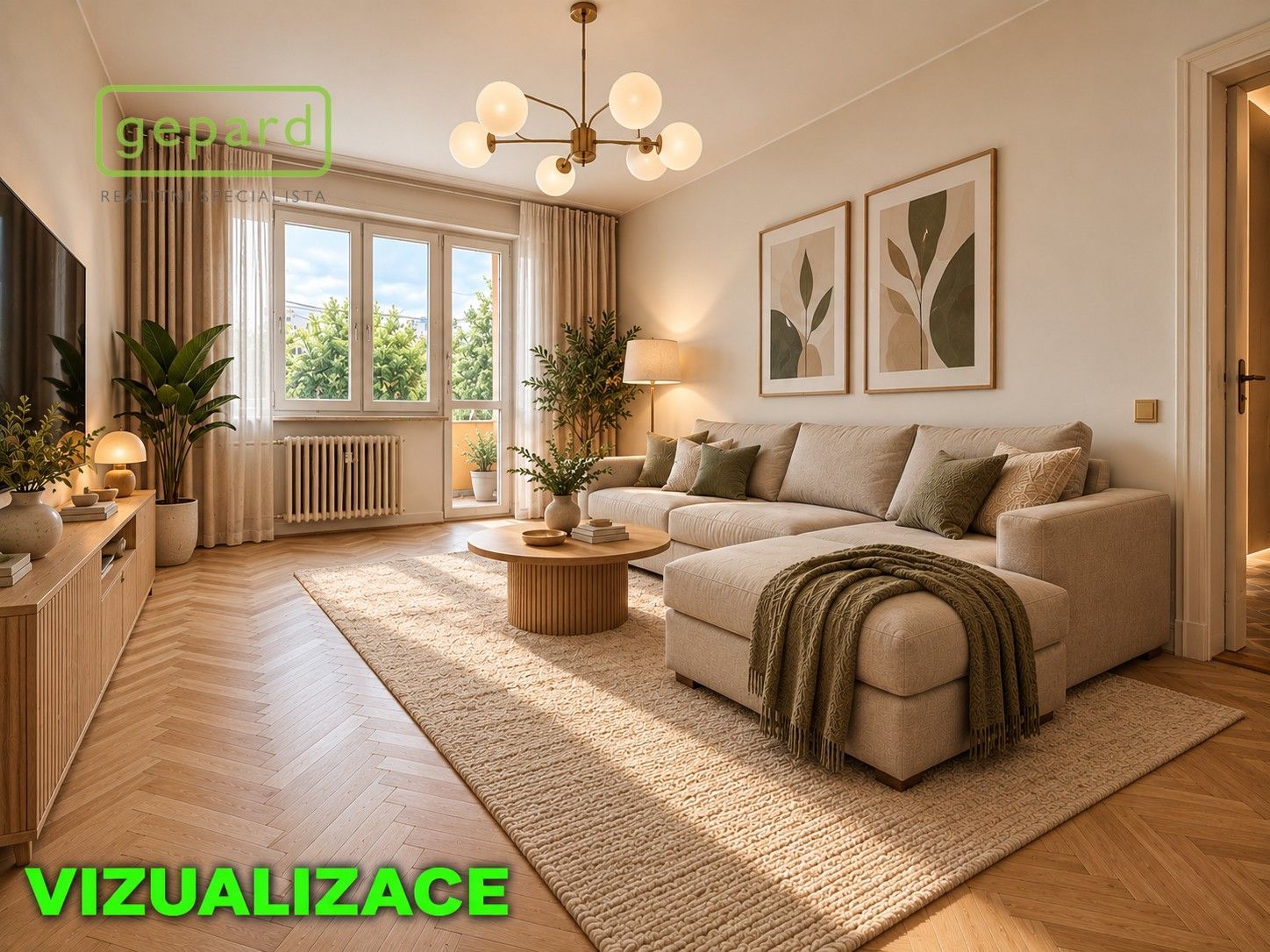 3+1, ČSA, Chodov, 68 m² - 1