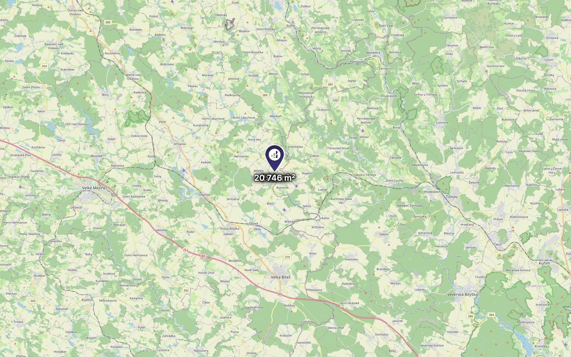 Zemědělský pozemek · 21 042 m² · Rozseč - 3