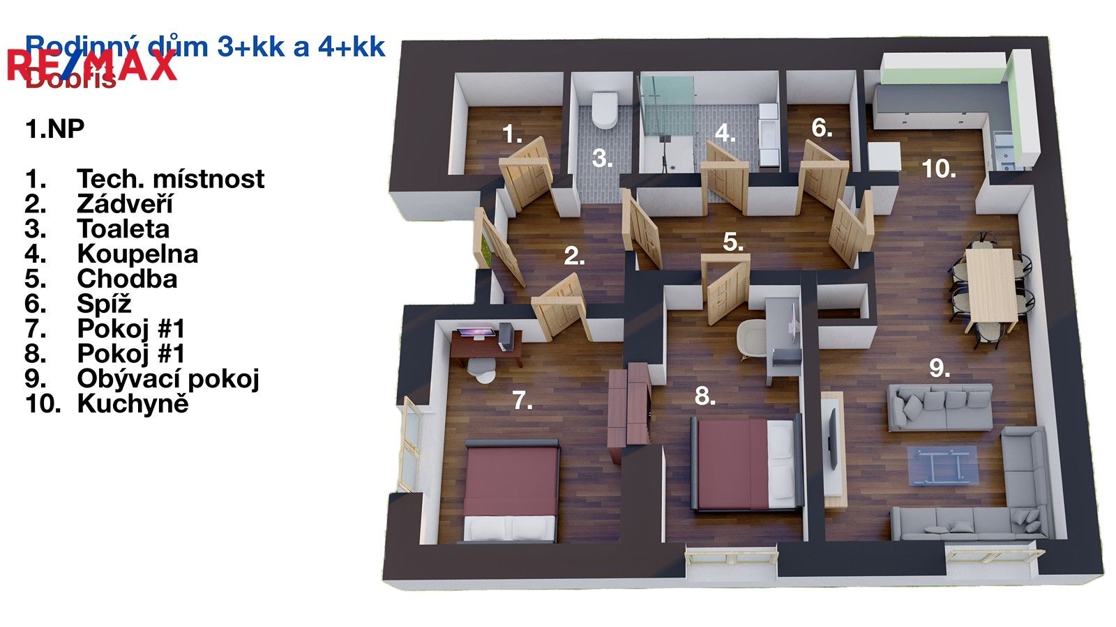 Prodej rodinný dům - Úzká, Dobříš, 197 m²