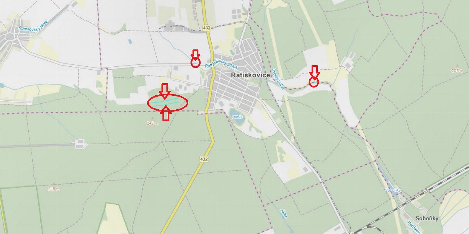 Lesy, Ratíškovice - Bdeněves, okres Hodonín, Jihomoravský kraj - 1