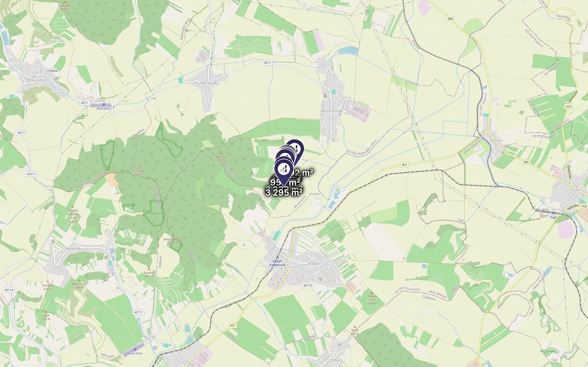 Zemědělský pozemek · 14 781 m² · Brumovice - 3