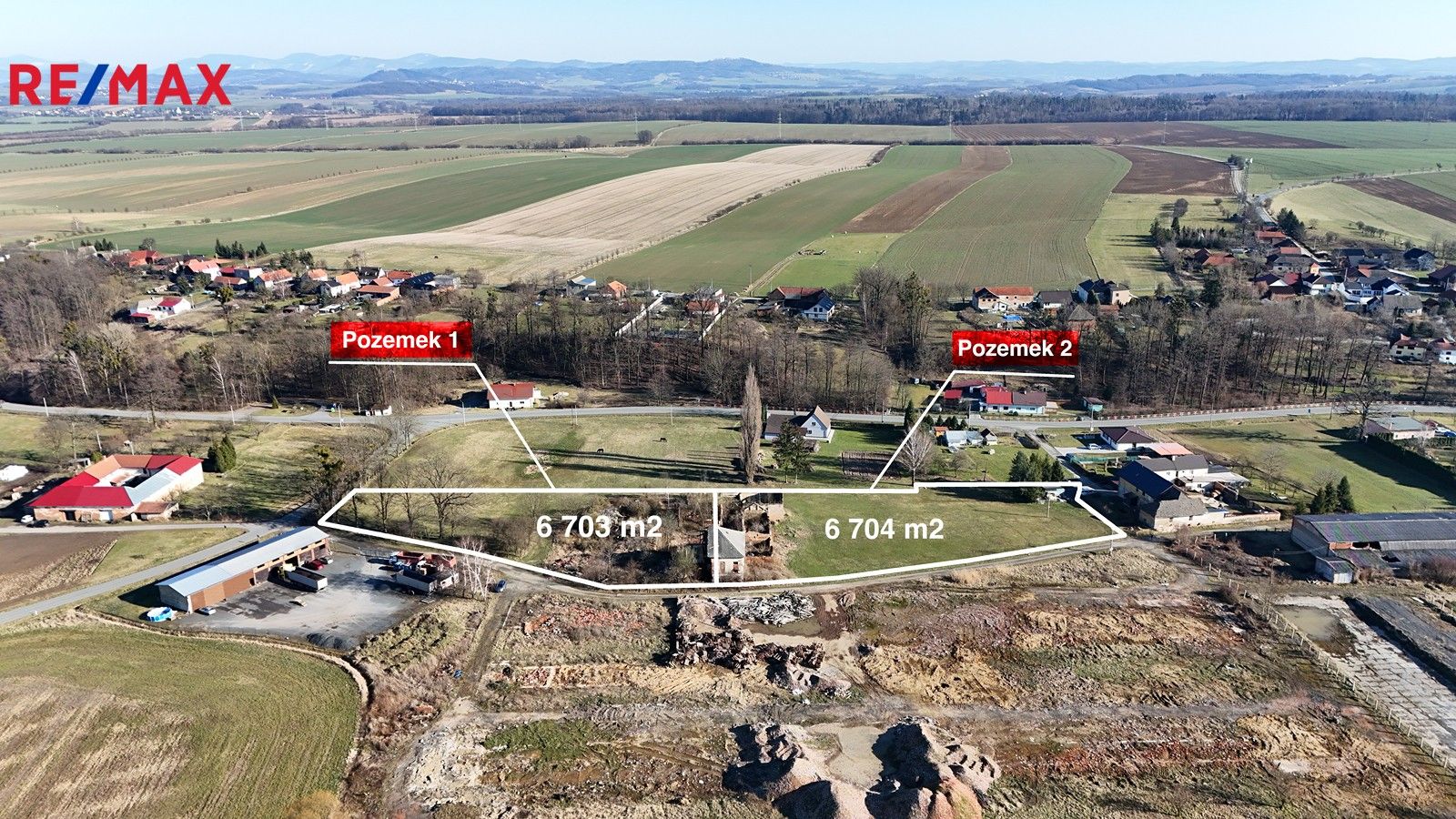 Prodej komerční pozemek - Vražné, 6 m²