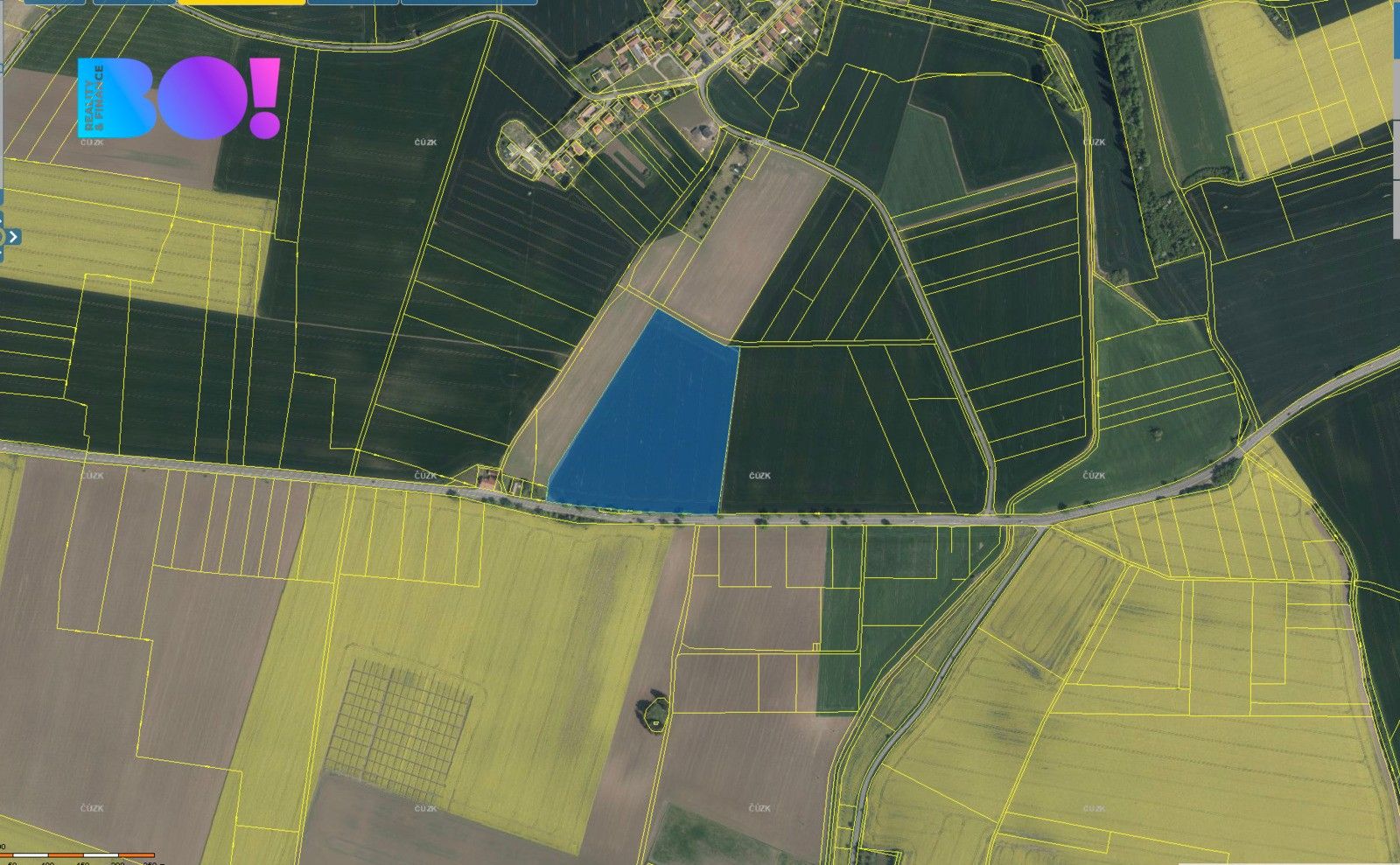 Prodej zemědělský pozemek - Hrochův Týnec, 57 946 m²