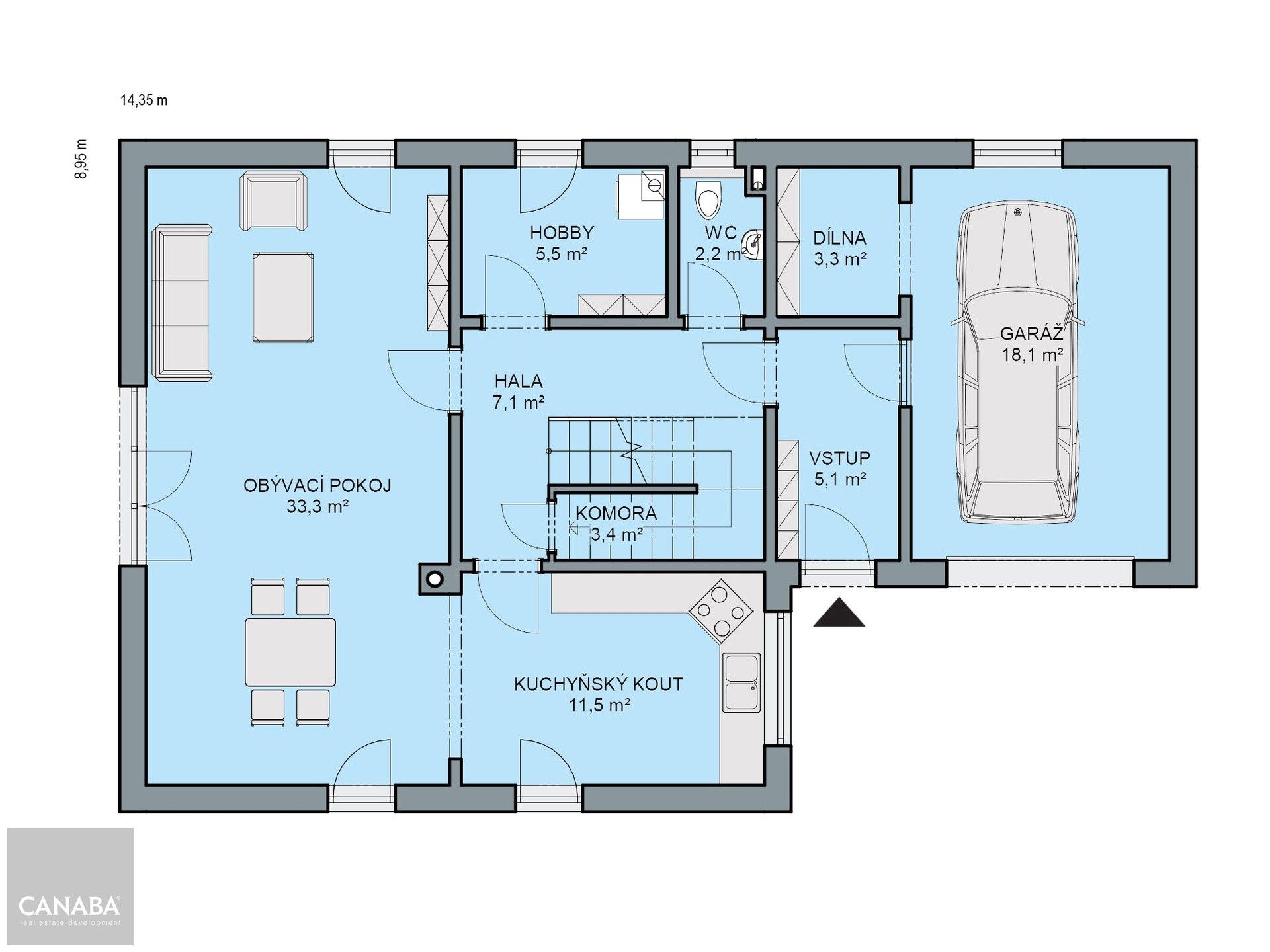Prodej rodinný dům - Jeřmanice, 181 m² - 5