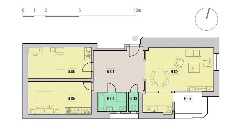 Byt 3+kk · 83 m² · Čerchovská, Praha - 4