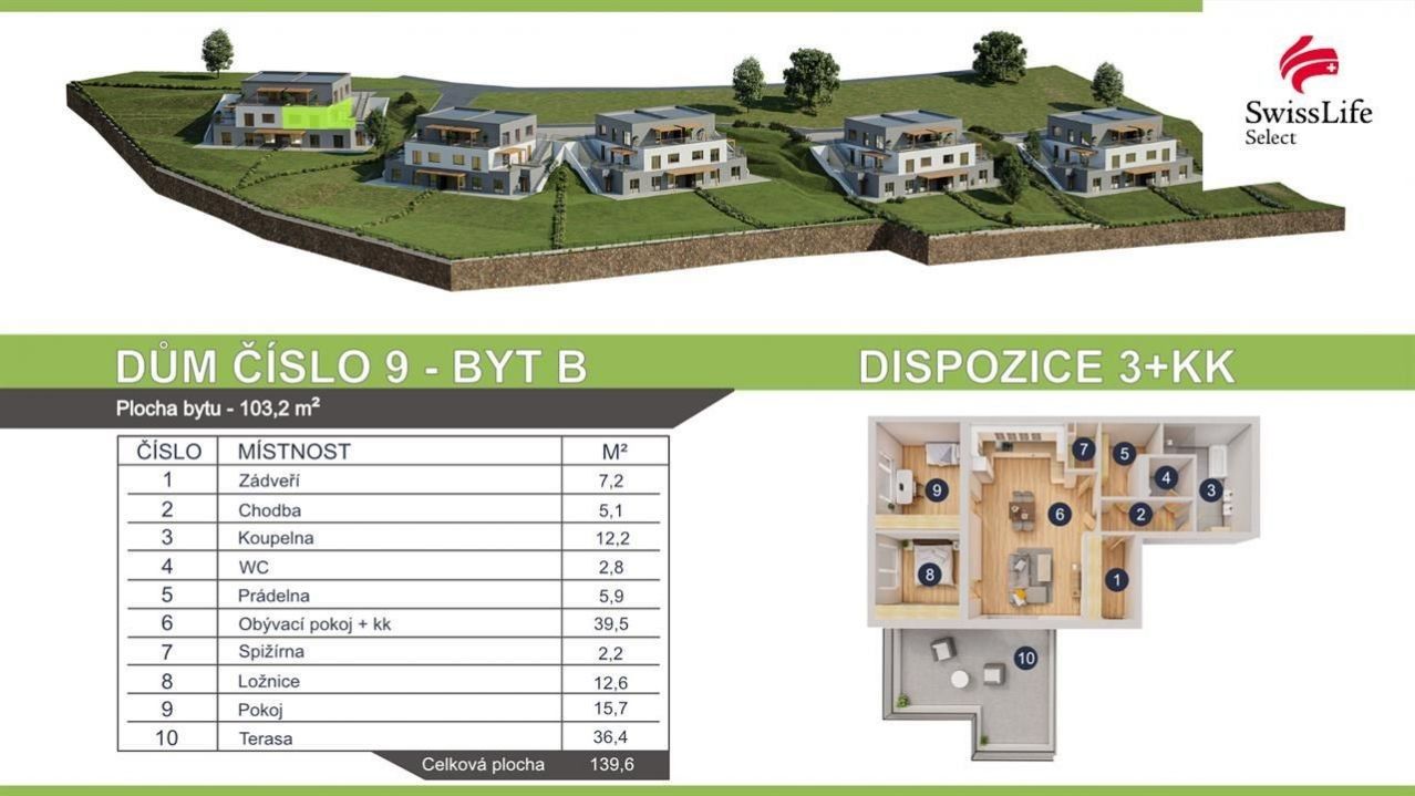 Prodej byt 3+kk - Na Balkáně, Luka nad Jihlavou, 103 m²