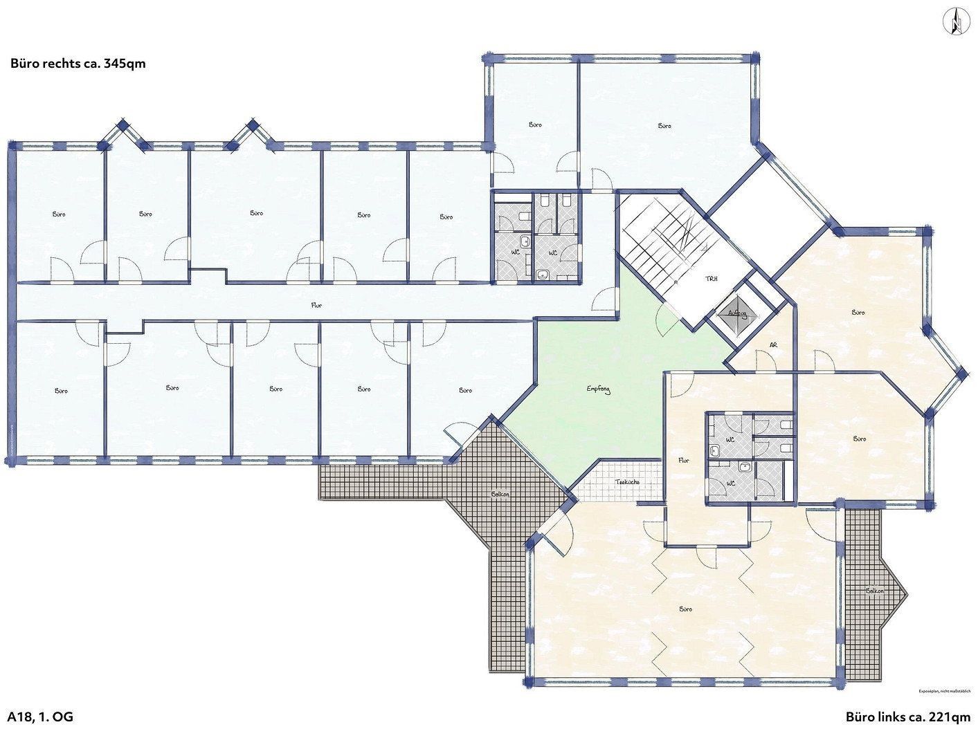 Kancelář · 566 m² · Andernacher Straße 18 Nürnberg Ziegelstein Bayern 90411 - 4