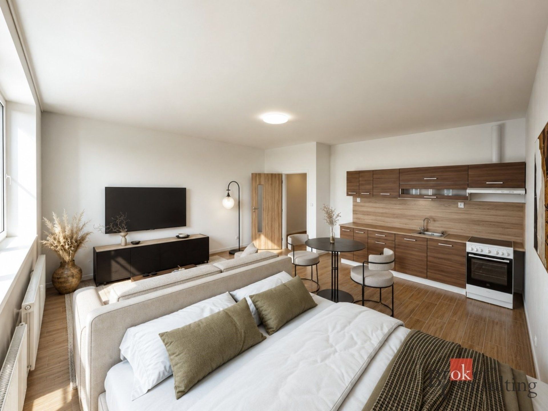 1+kk, Na Harfě, Praha, 37 m² - 2