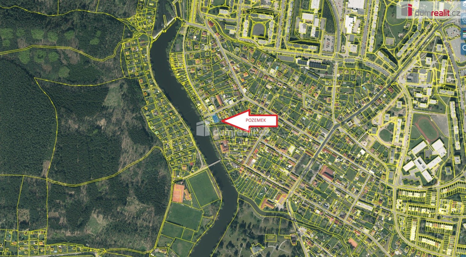 Prodej pozemek pro bydlení - Táborská, Sezimovo Ústí, 402 m²