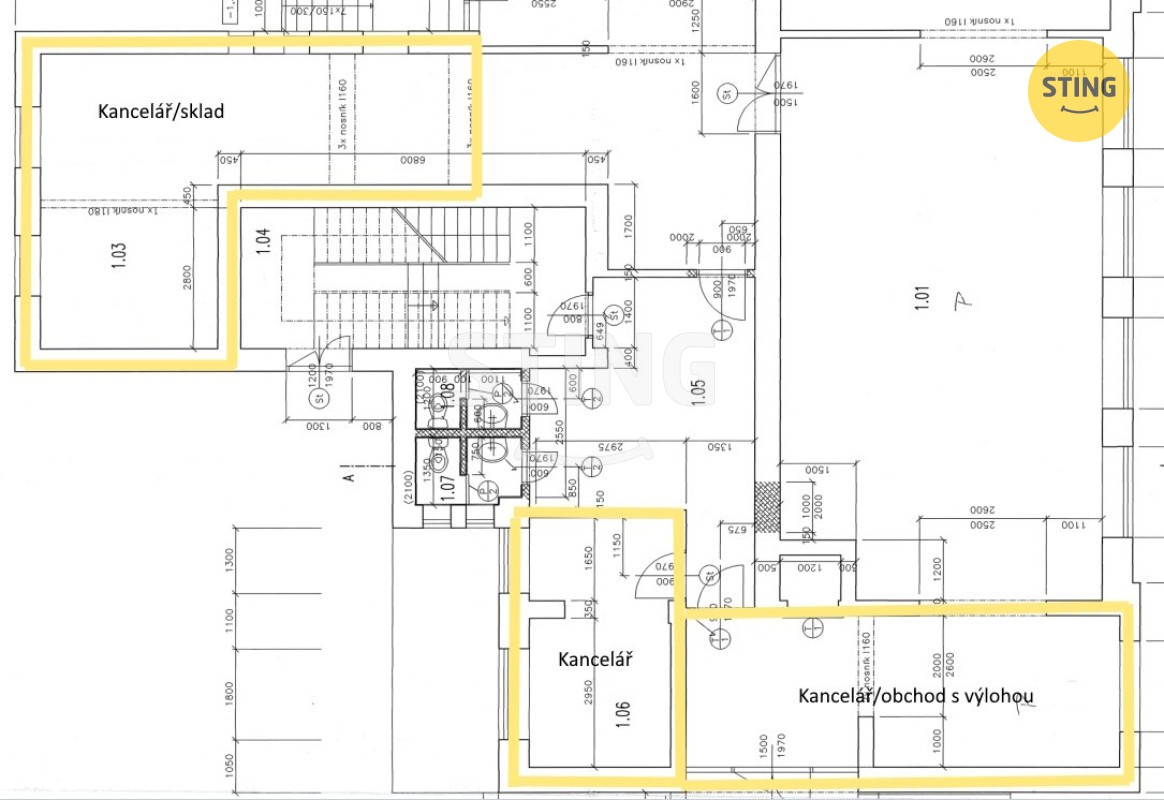 Pronájem kancelář - Hodonín, 150 m² - 5