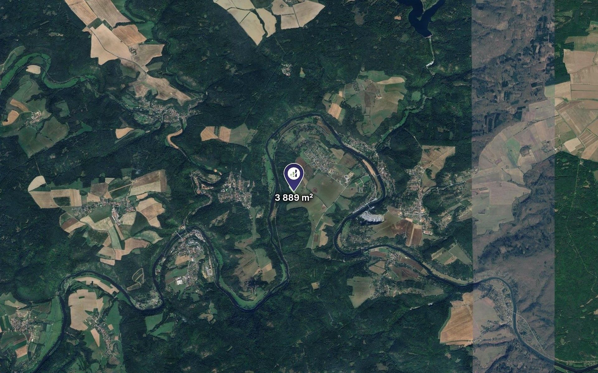 Louky, Zbečno, 3 889 m² - 2