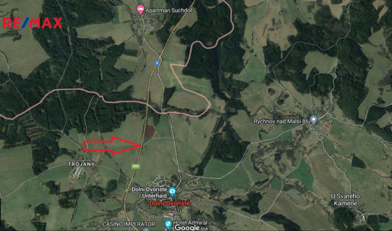 Zemědělské pozemky, Dolní Dvořiště, 36 m²