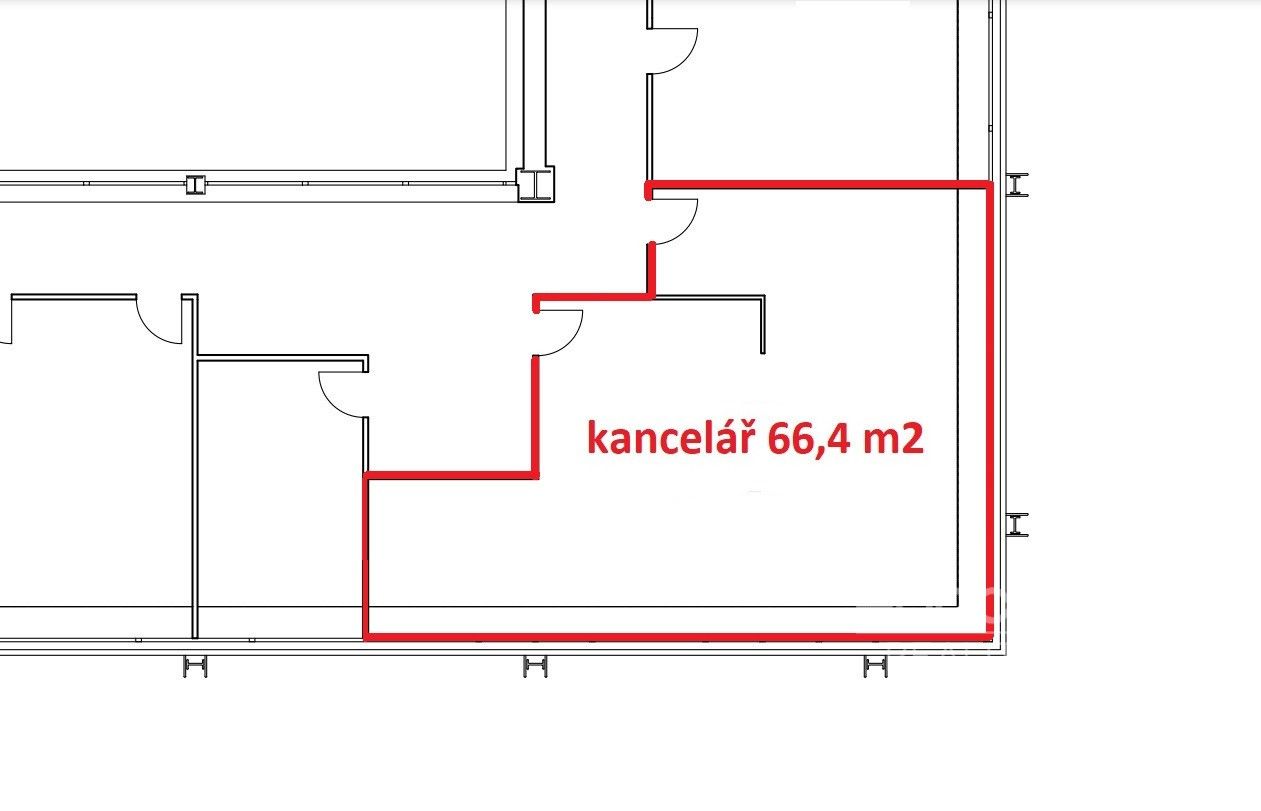 Kancelář · 66 m² · Sokolovská, Praha - 3