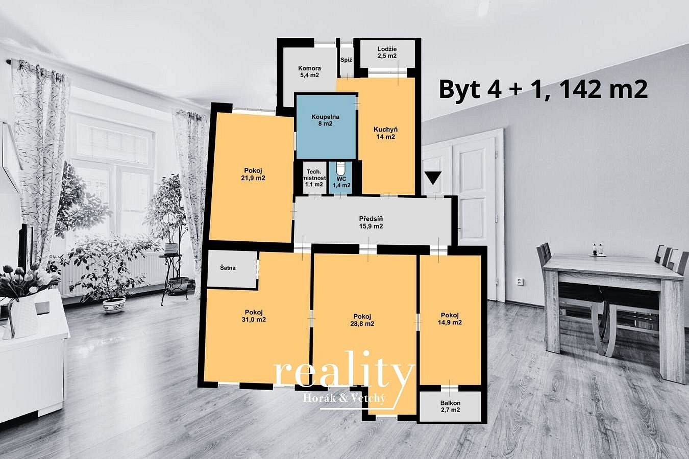 4+1, Znojmo, Jihomoravský kraj, 142 m² - 2