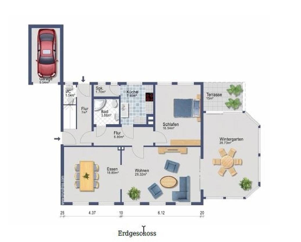 3+1, , Šlesvicko-Holštýnsko, 120 m² - 1