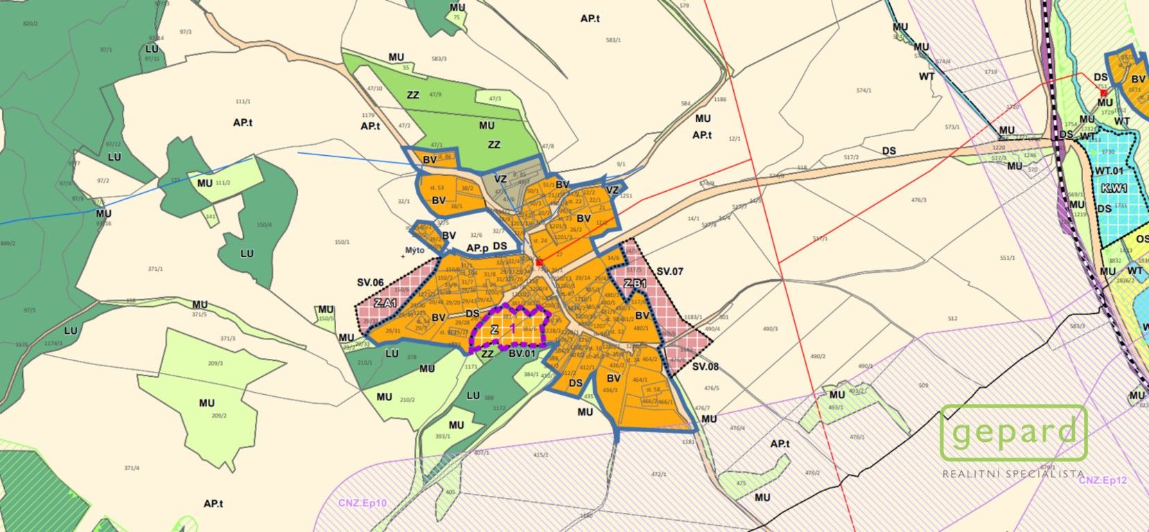 Pozemek pro bydlení · 975 m² · Hořice na Šumavě - 3