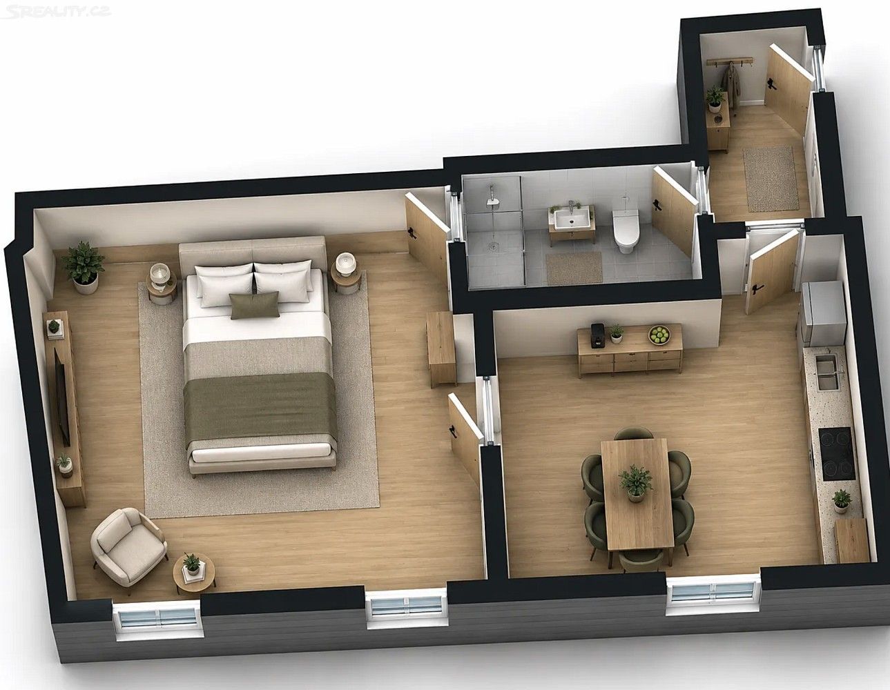 Prodej byt 2+kk - Vápenice, Prostějov, 61 m² - 5