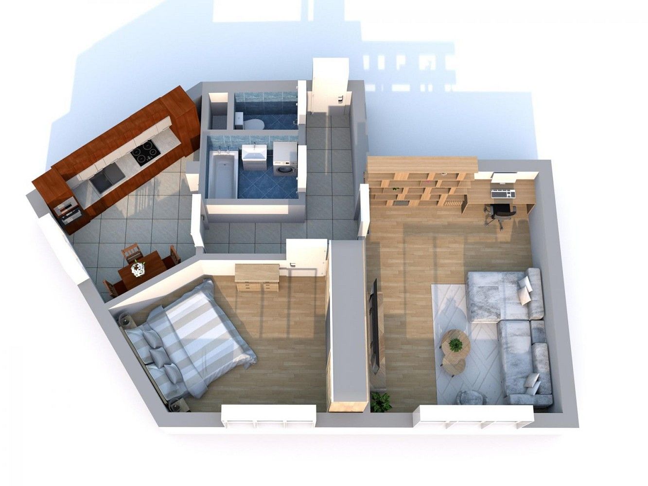 Prodej byt 2+1 - Olomouc - Neředín, Olomoucký kraj, 58 m² - 2