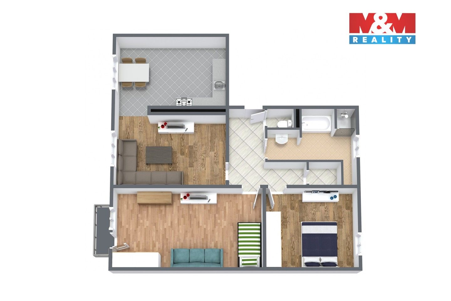 Prodej byt 3+1 - Bukovany, 84 m² - 5
