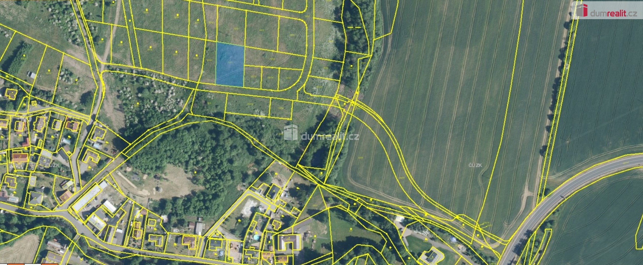 Pozemek pro bydlení · 1 659 m² · Kfely, Ostrov - 3