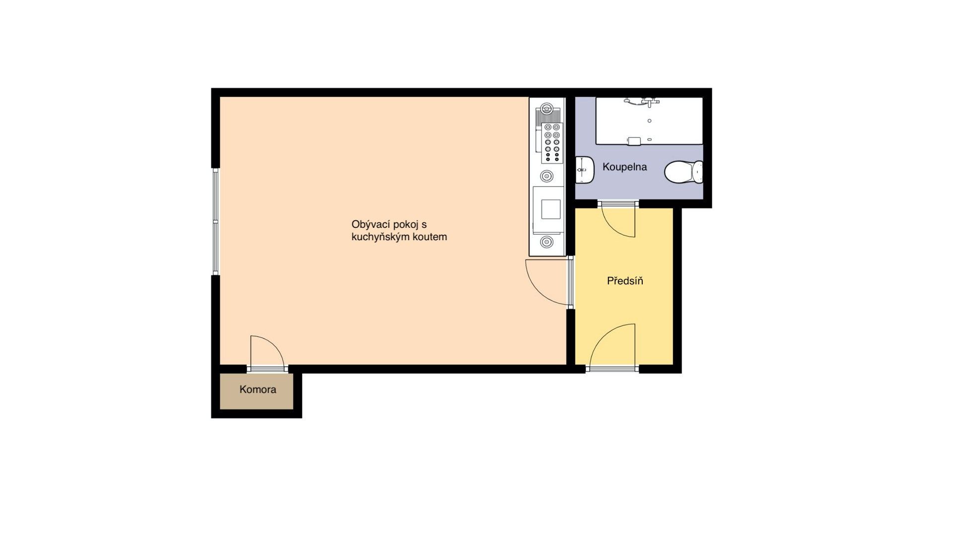 1+kk, Čerpadlová, Praha, 36 m² - 2