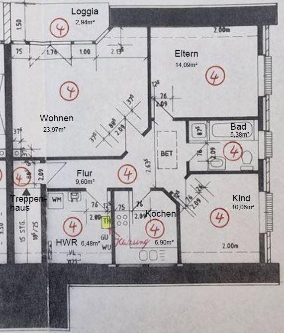 3+1, , Dolní Sasko, 82 m² - 2