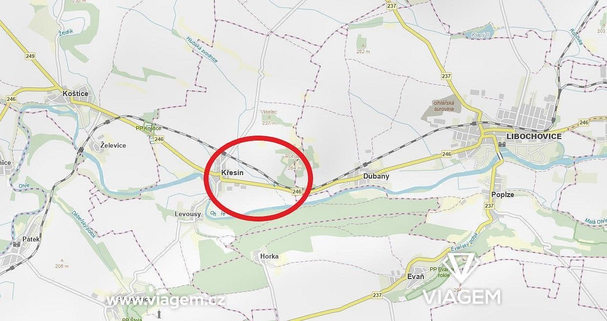 Pozemky pro bydlení, Křesín, okres Litoměřice, Ústecký kraj - 2