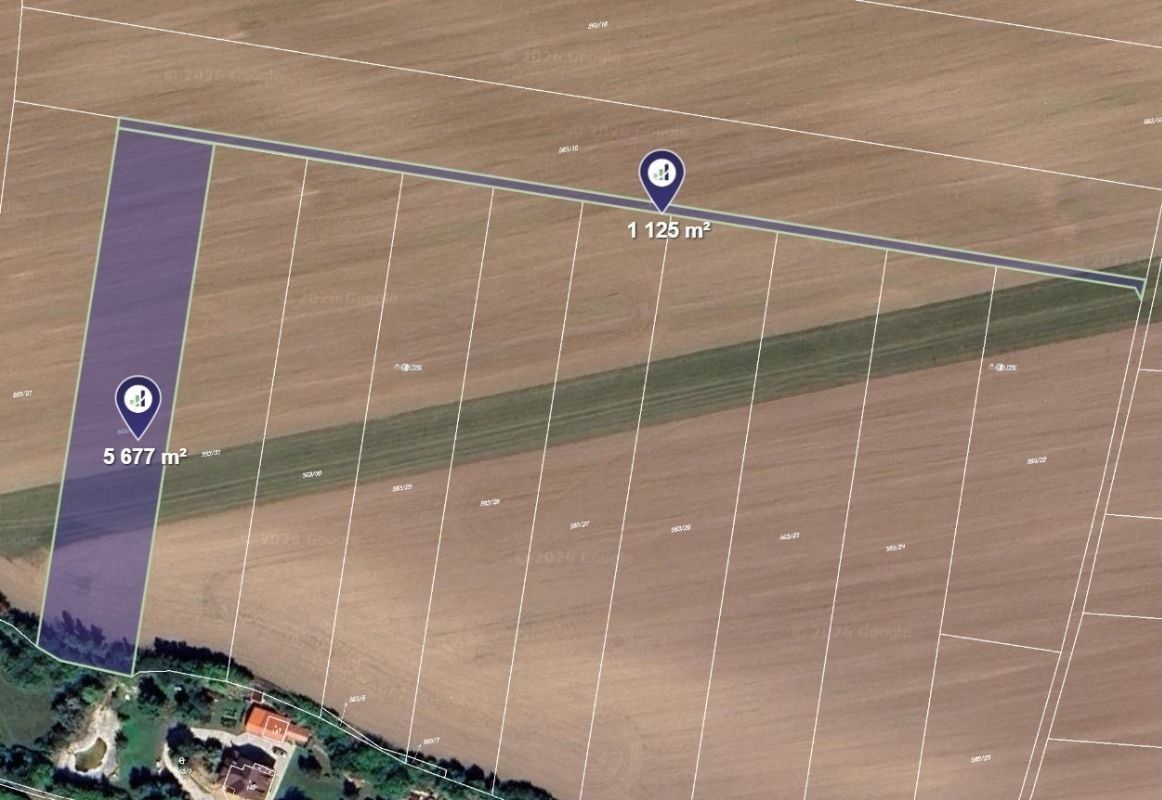 Pozemek pro bydlení, 2 885 m²